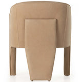 Fae Leather Dining Chair, Palermo Nude-Furniture - Dining-High Fashion Home