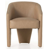 Fae Leather Dining Chair, Palermo Nude-Furniture - Dining-High Fashion Home