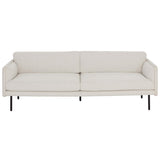 Luella Sofa, Mina Ivory-Furniture - Sofas-High Fashion Home