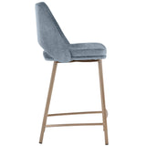 Radella Counter Stool, Bergen French Blue-Furniture - Dining-High Fashion Home