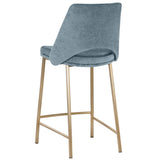 Radella Counter Stool, Bergen French Blue-Furniture - Dining-High Fashion Home