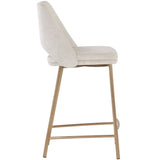 Radella Counter Stool, Bergen Taupe-Furniture - Dining-High Fashion Home