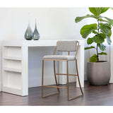 Makena Counter Stool, Monument Pebble-Furniture - Dining-High Fashion Home