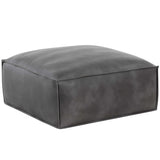 Liron Ottoman, Overcast Grey-Furniture - Chairs-High Fashion Home