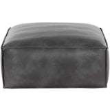 Liron Ottoman, Overcast Grey-Furniture - Chairs-High Fashion Home