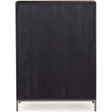 Trey 5 Drawer Dresser, Black Wash Poplar-Furniture - Storage-High Fashion Home