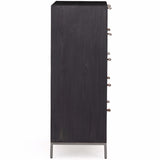 Trey 5 Drawer Dresser, Black Wash Poplar-Furniture - Storage-High Fashion Home