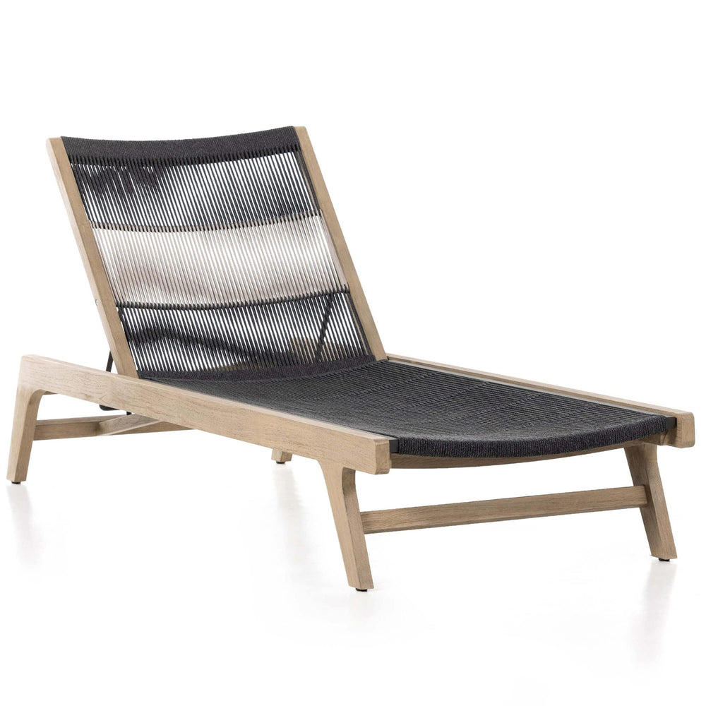 Julian Outdoor Chaise, Washed Brown-Furniture - Chairs-High Fashion Home