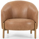 Enfield Leather Chair, Palermo Cognac-Furniture - Chairs-High Fashion Home