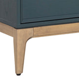 Rivero Media Console, Teal-Furniture - Storage-High Fashion Home