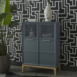 Rivero Highboard, Teal-Furniture - Storage-High Fashion Home