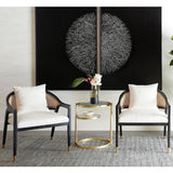 Kirsten Chair, Linoso Ivory-Furniture - Chairs-High Fashion Home