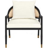 Kirsten Chair, Linoso Ivory-Furniture - Chairs-High Fashion Home