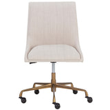 Halden Office Chair, Beige-Furniture - Office-High Fashion Home