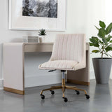 Halden Office Chair, Beige-Furniture - Office-High Fashion Home