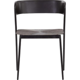 Keanu Dining Chair, Gunmetal, Set of 2-Furniture - Dining-High Fashion Home