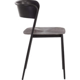 Keanu Dining Chair, Gunmetal, Set of 2-Furniture - Dining-High Fashion Home