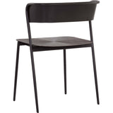 Keanu Dining Chair, Gunmetal, Set of 2-Furniture - Dining-High Fashion Home