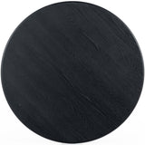 Irene Round Dining Table, Brushed Ebony-Furniture - Dining-High Fashion Home