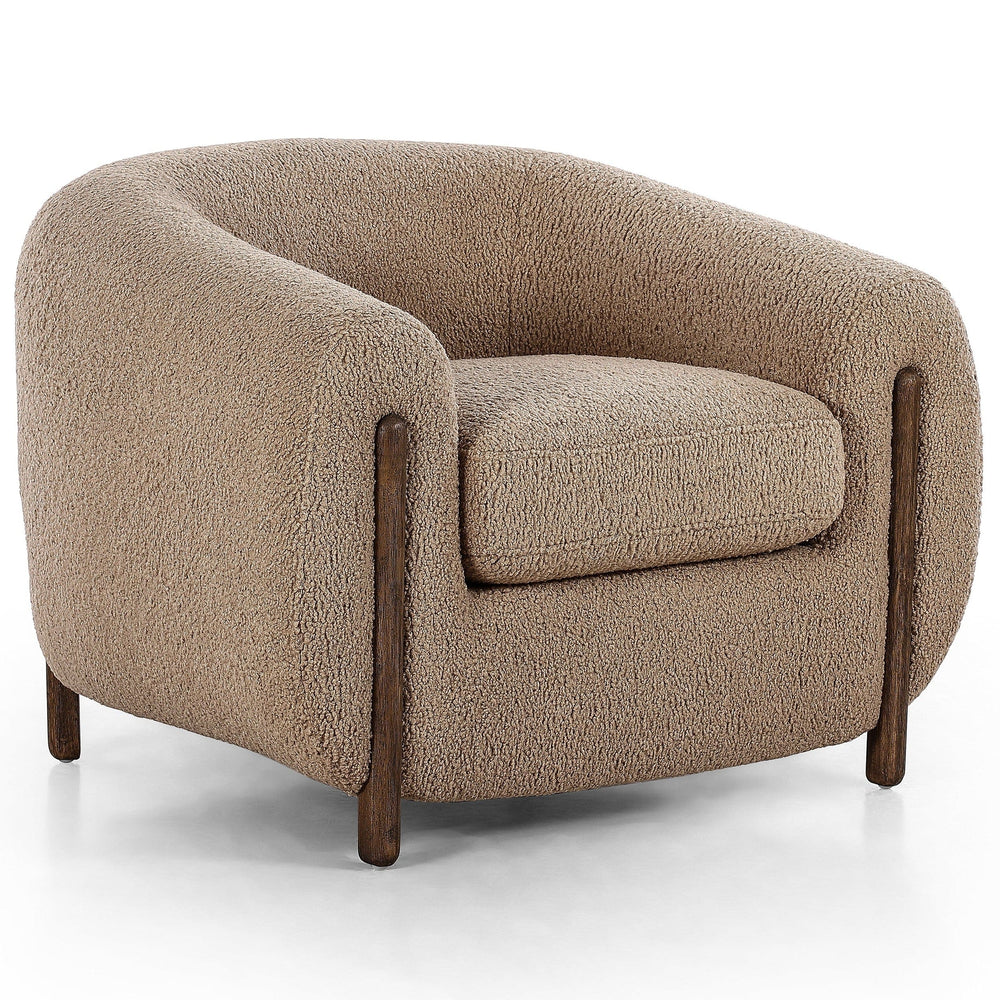 Lyla Chair, Sheepskin Camel