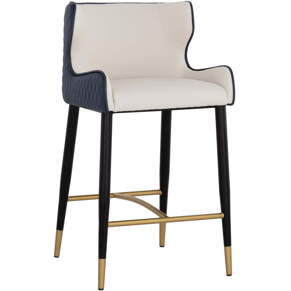 Gianni Counter Stool, Dillon Cream-Furniture - Dining-High Fashion Home