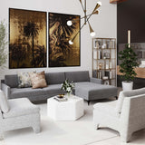 Spezza Marble Look Coffee Table, Cream-Furniture - Accent Tables-High Fashion Home