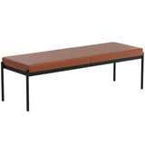 Jaylon Bench, Hazelnut-Furniture - Chairs-High Fashion Home