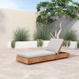 Kinta Outdoor Chaise, Stone Grey-Furniture - Chairs-High Fashion Home