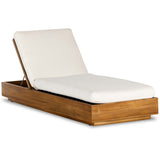 Kinta Outdoor Chaise, Faye Cream