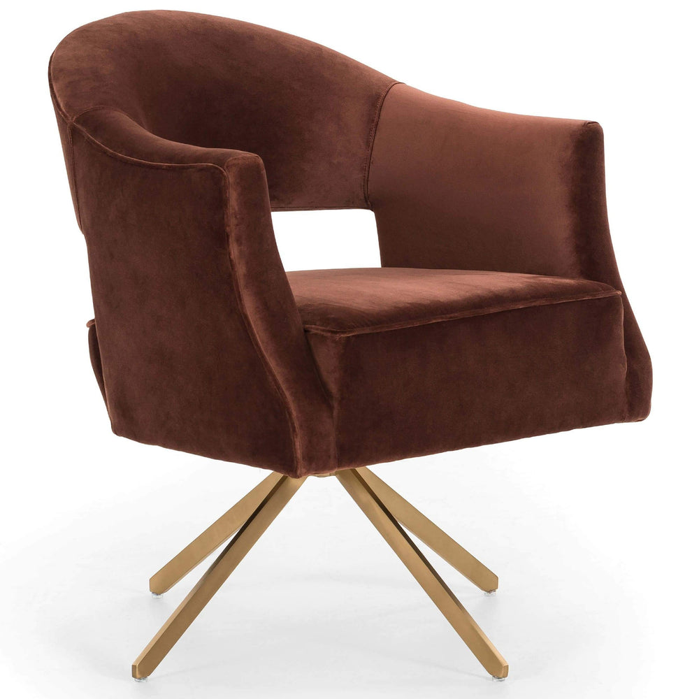 Adara Desk Chair, Surrey Auburn-Furniture - Office-High Fashion Home