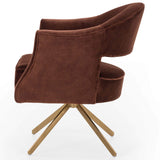 Adara Desk Chair, Surrey Auburn-Furniture - Office-High Fashion Home