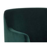 Jaime Dining Chair, Dark Emerald, Set of 2