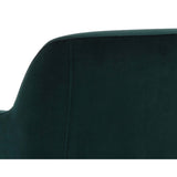 Jaime Dining Chair, Dark Emerald, Set of 2