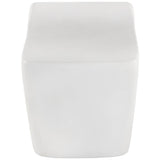 Ledger Stool, White-Furniture - Chairs-High Fashion Home