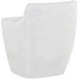 Ledger Stool, White-Furniture - Chairs-High Fashion Home