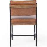 Benton Leather Dining Chair, Sonoma Chestnut, Set of 2