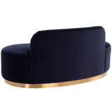 Cassey Bench, Meg Indigo-Furniture - Benches-High Fashion Home