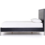 Trey Bed, Black Poplar-Furniture - Bedroom-High Fashion Home