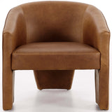 Fae Leather Chair, Heirloom Sienna-Furniture - Chairs-High Fashion Home