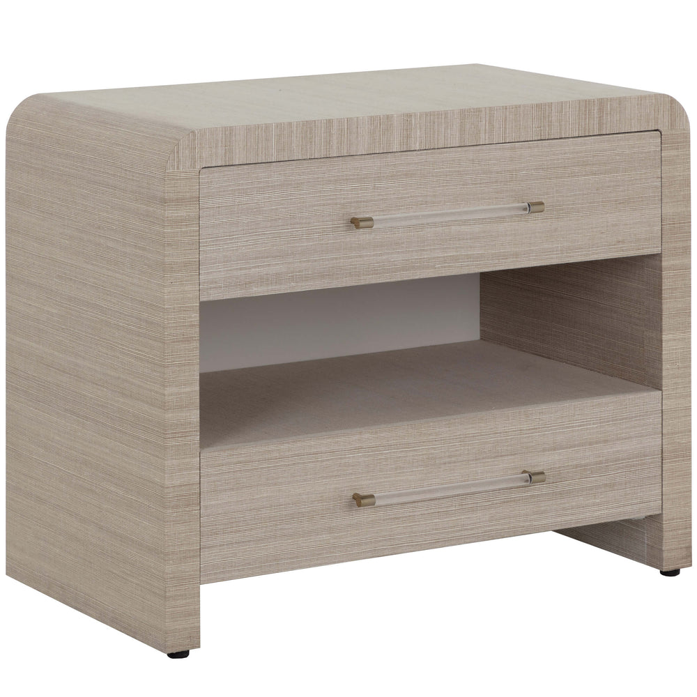 Atherton Nightstand, Sand-Furniture - Bedroom-High Fashion Home