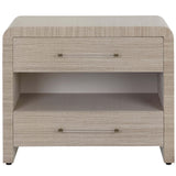 Atherton Nightstand, Sand-Furniture - Bedroom-High Fashion Home