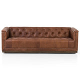 Maxx Leather 86" Sofa, Heirloom Sienna-Furniture - Sofas-High Fashion Home