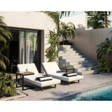 Geneve Outdoor Lounger, Palazzo Cream-Furniture - Chairs-High Fashion Home