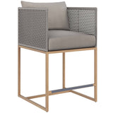 Crete Outdoor Counter Stool, Palazzo Taupe-Furniture - Dining-High Fashion Home