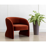 Rosalia Chair, Meg Rust-Furniture - Chairs-High Fashion Home