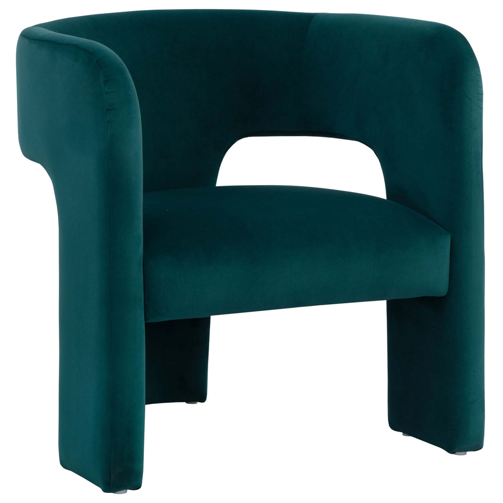 Isidore Chair, Meg Teal-Furniture - Chairs-High Fashion Home