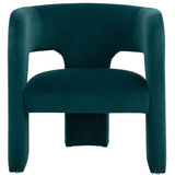 Isidore Chair, Meg Teal-Furniture - Chairs-High Fashion Home