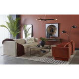 Leander Sofa, Danny Cream-Furniture - Sofas-High Fashion Home