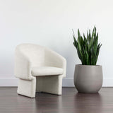 Lauryn Chair, Merino Pearl-Furniture - Chairs-High Fashion Home