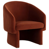 Lauryn Chair, Meg Rust-Furniture - Chairs-High Fashion Home